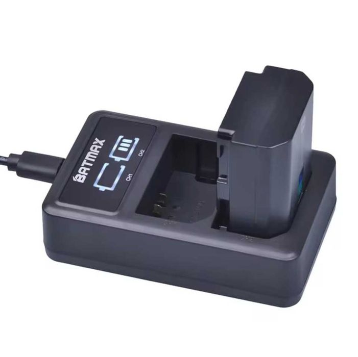 Двойно зарядно за батерии NP-FZ100 за Sony A7 III , A7 IV , A6600 и др