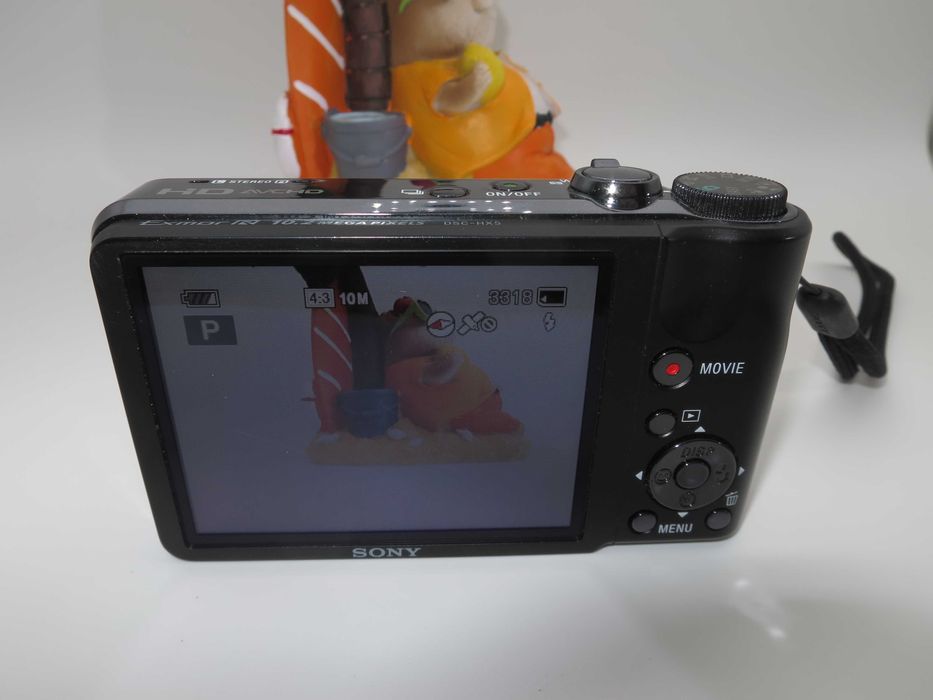 Sony Cyber-shot DSC HX5 ултра компактен цифров фотоапарат, дигиталн акамера като НОВА, пълен комплект, работи отлично