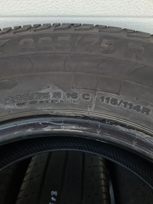 Летни гуми за Бус 4 броя CONTINENTAL Vanco2 225 75 R16C