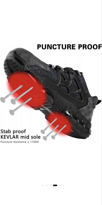 Pantofi de lucru/ protectia muncii anti-soc, anti-perforare EU 42 41