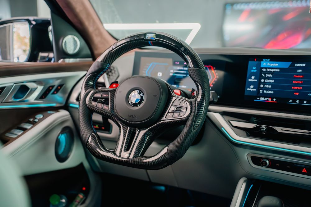 Volan BMW - Seria G - Carbon - LED - Incalzire - Vibratii - TJA