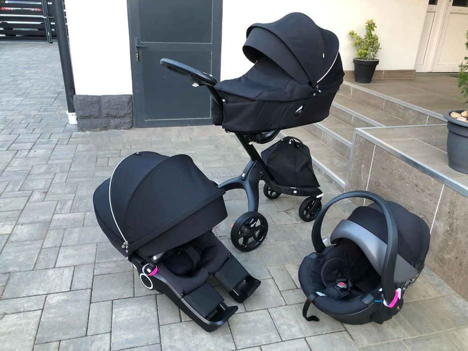 Cărucior Stokke Xplory V6 3 în 1 – stare foarte bună