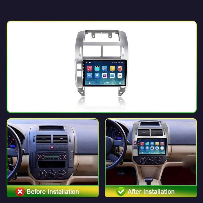 Мултимедия за Volkswagen Polo Android VW Polo Навигация 2DIN плеър GPS