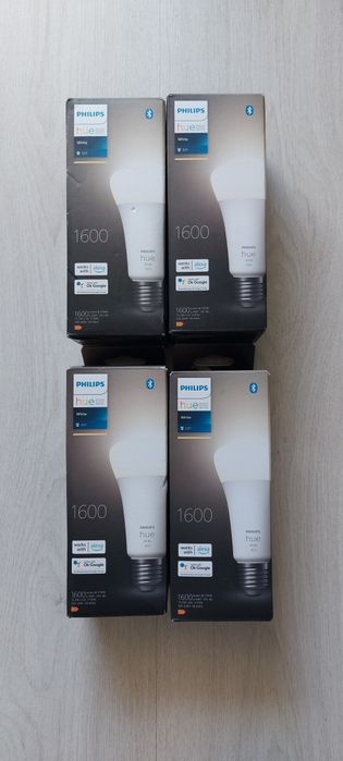 Philips Hue White E27 Смарт крушка, 1600 лумена