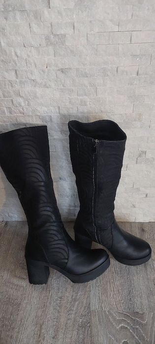 Ботуши естествена кожа 38 номер