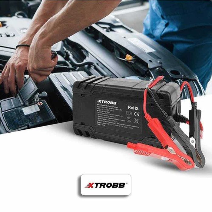 Автоматично зарядно устройство за акумулатори 12V/8A, 24V/4A XTROBB