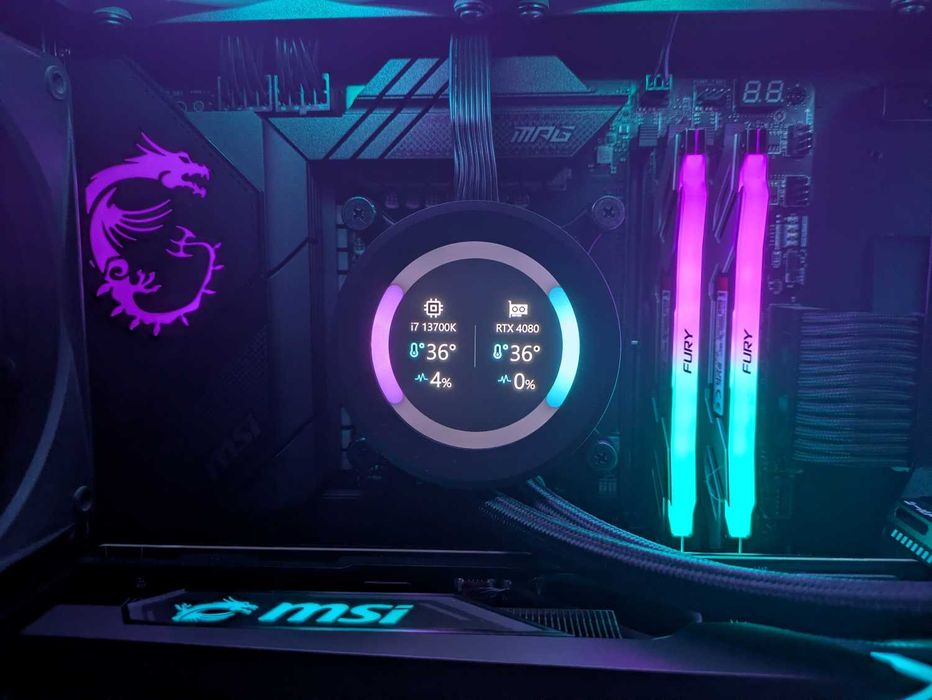 Геймърски компютър RTX 4080, i7-13700K, 32GB DDR5