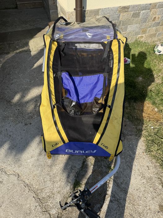 Двуместна рикша за велосипед BURLEY CUB