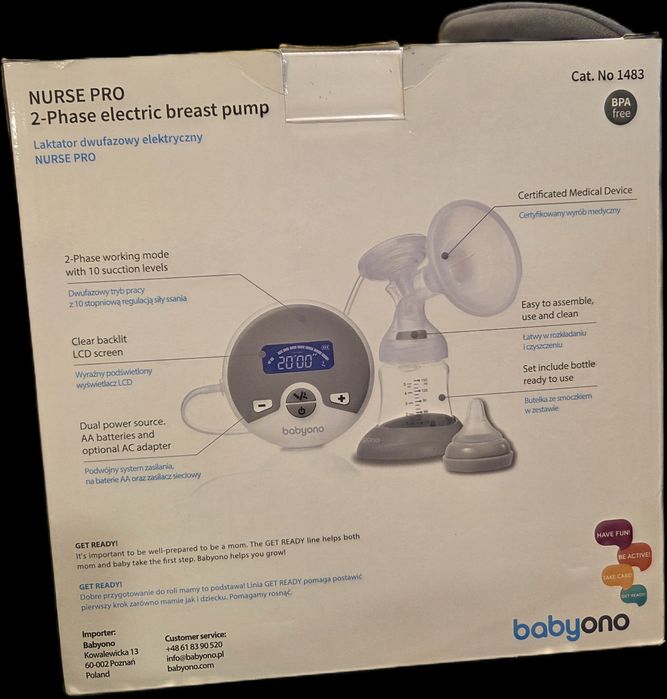 Eлектрическа помпа за кърма Babyono - Nurse Pro