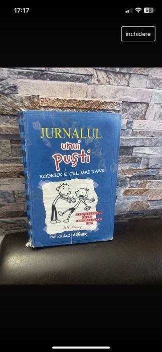 Vând carte jurnalul unui puști