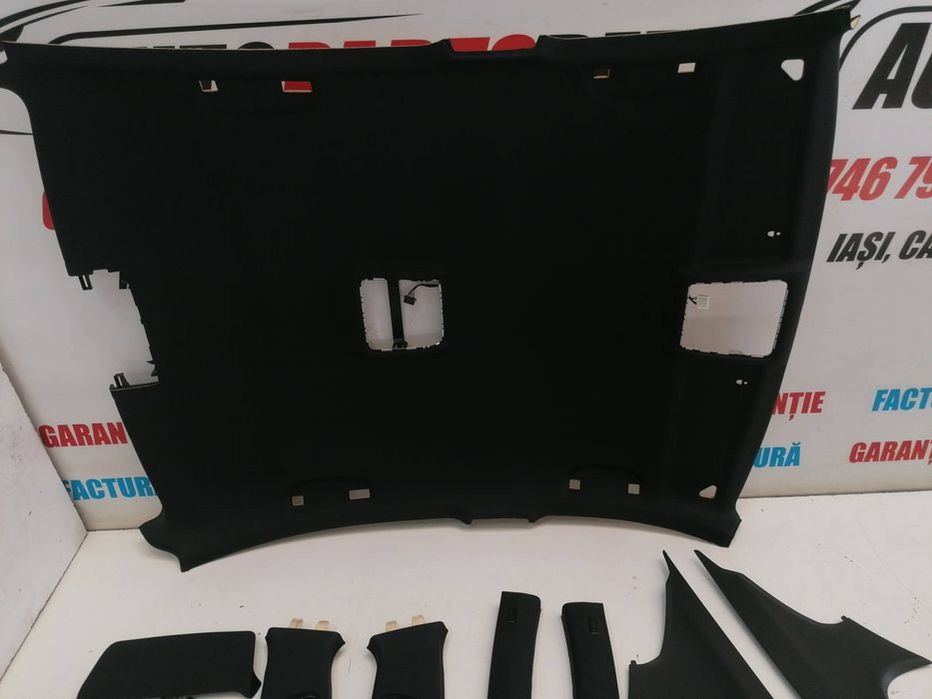 Plafon tapițerie textila cupola E90 Seria 3 Negru M