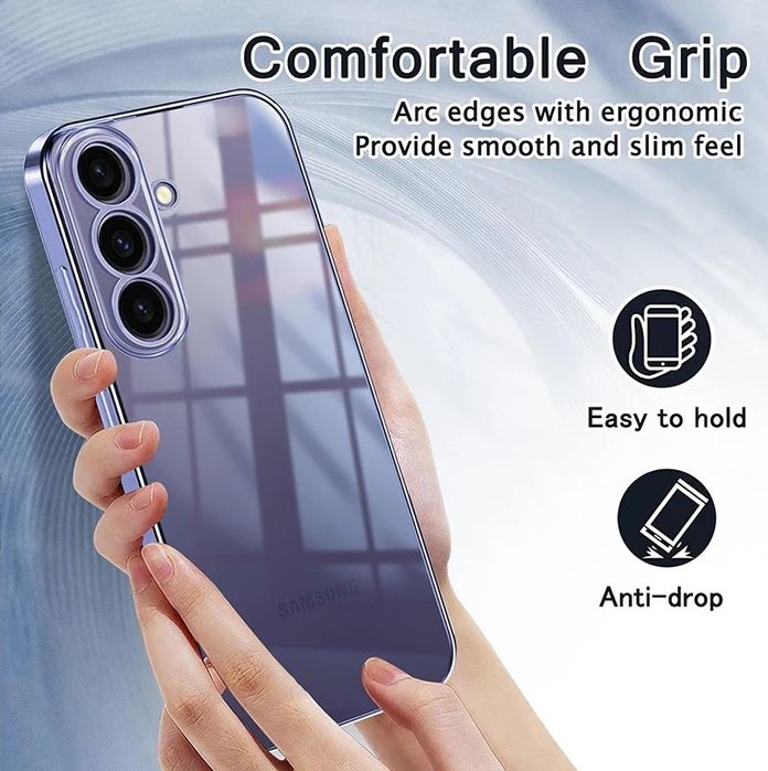 Samsung A55,A35,A25,A15,A05,А05S,A54,A34,A14,силиконов кейс,три цвята