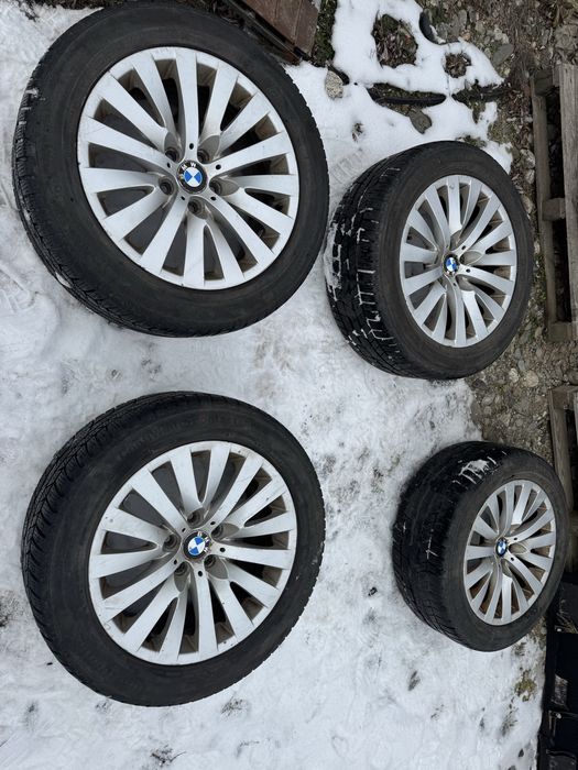 Jante cu cauciucuri iarna 245/50r18 seria 7 bmw f01 f02 ...