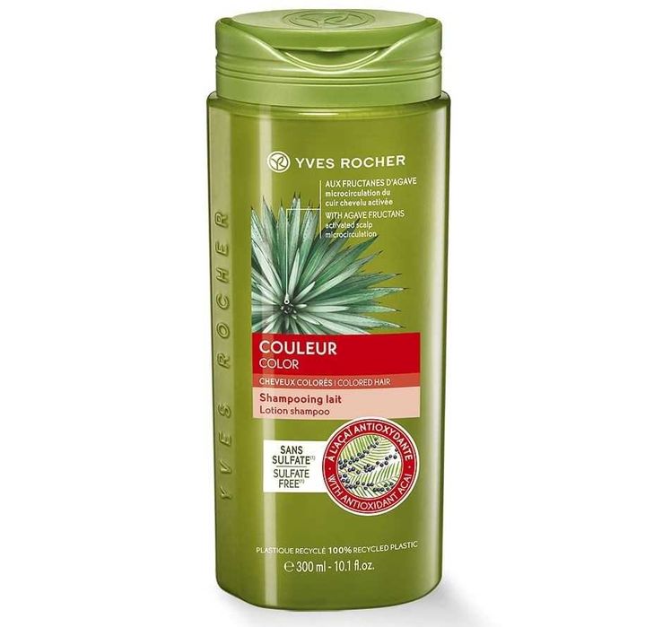 Șampon pentru păr vopsit/ Șampon pentru strălucire (Yves Rocher)
