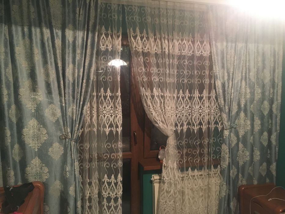 Шторы вмести с тюль