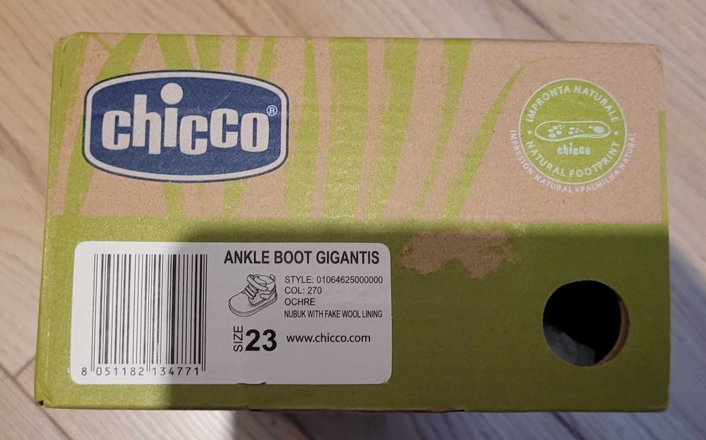 Ghete impermeabile CHICCO GIGANTIS marimea 23 din piele