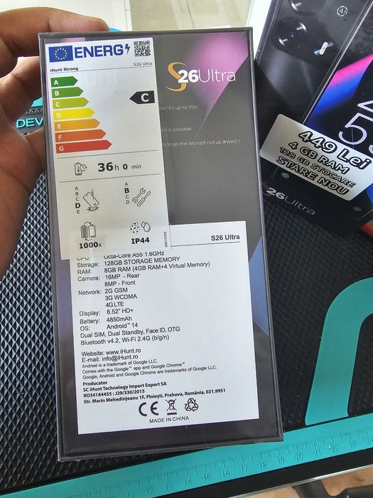Ihunt S26 Ultra, 4/128 GB, Sigilat, Garanție