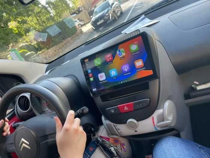 Navigatie Android Toyota Aygo Peugeot 107 Citroen C1 Carplay 1-8GB