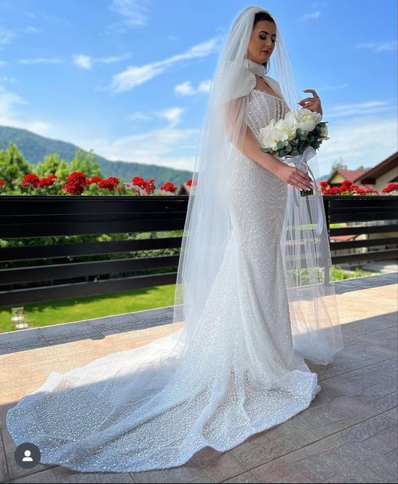 Rochie de mireasa sirena - croita pe comanda