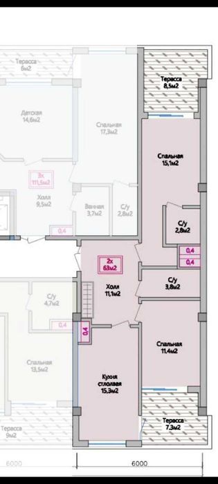 Sergeli, Ness City novostroyka, 2/15/16, 79m²