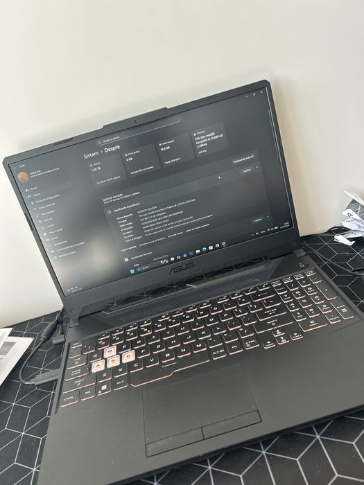 Laptop Gaming ASUS TUF F15 FX506HC-HN011, Intel Core i5-11400H