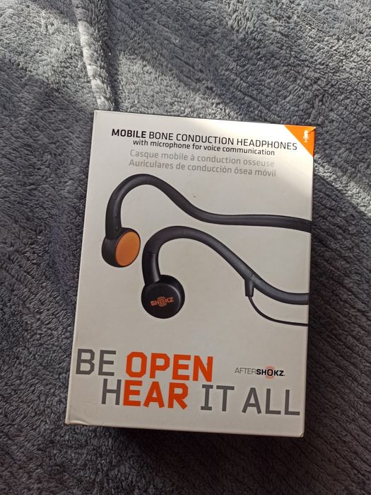 Vând căști AfterShokz Sportz M3 cu microfon - osteofonice