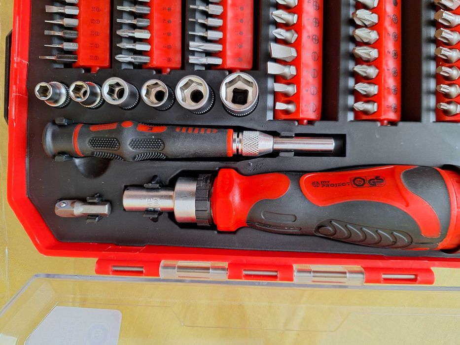 Set chei tubulare,  biti, surubelnita cu clichet, surbelnita precizie