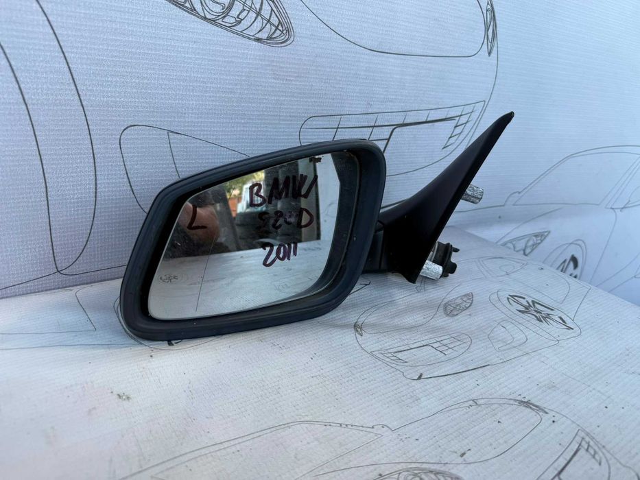 Oglindă Retrovizoare Stânga 5 Pini BMW Seria 5 F10 F11 51167268237 / [2009-2016] / (5B3)