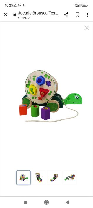 Țestoasă cu roti și piese Lidl