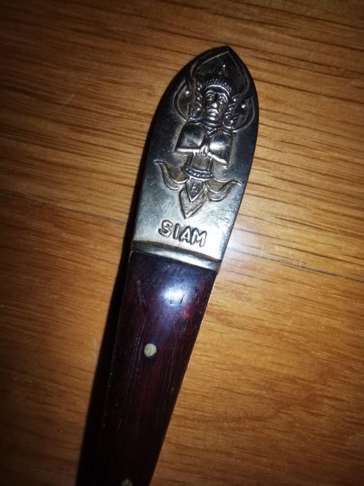 Антикварен сервиз прибори Sri Sang Thai LK 8 човека бронз палисандър