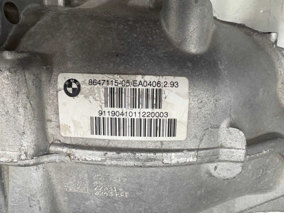 Заден диференциал БМВ Г30 Г31 Г14 Г15 Г16 4.0 Бензин Пр. число 2.93