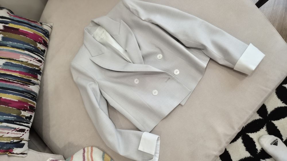 Сако Zara, цвят сив, размер S