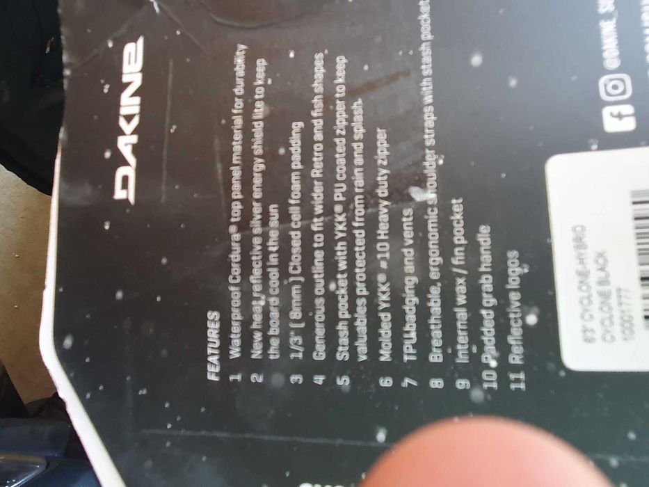 Калъф за сърф Dakine