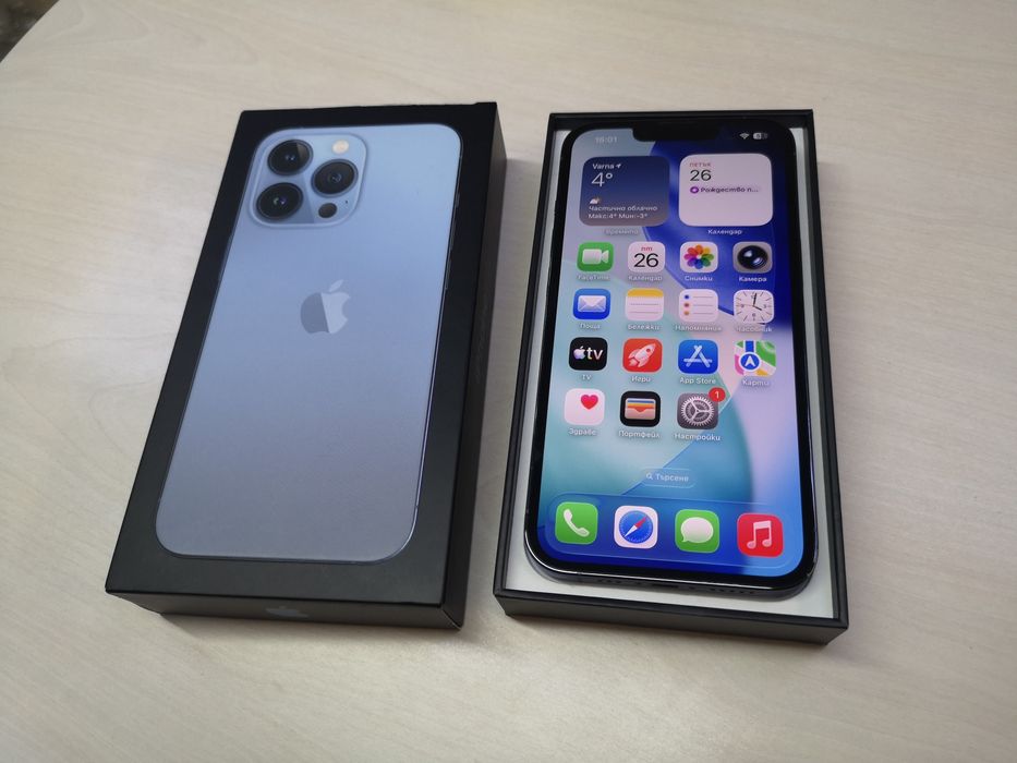 Iphone 13 Pro-256gb - Sierra Blue /100%Battery health