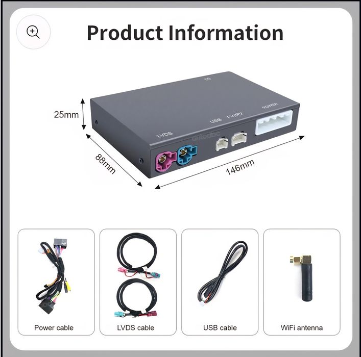Modul Carplay și Android auto wireless Alfa Romeo