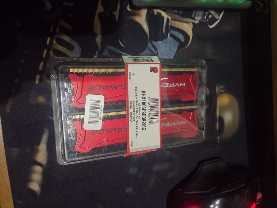 Оперативная память Kingston HyperX Savage 4×8Gb 1600MHz