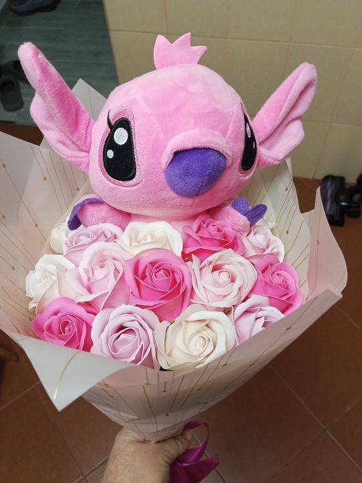 Buchet trandafiri de săpun