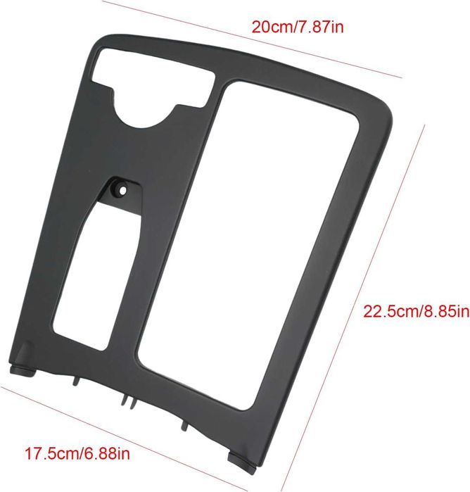 Mercedes C-Е Class W204 W212 W207 Централна конзола + щора черна