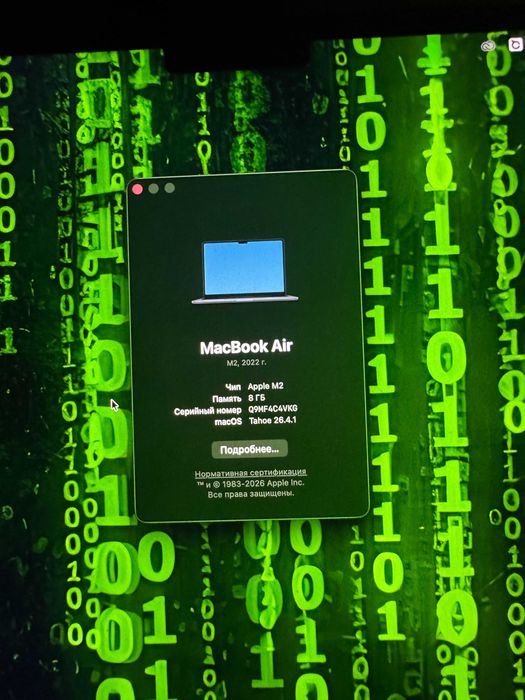 Macbook Air M2 / 8GB ОЗУ / 512 GB SSD / Midnight