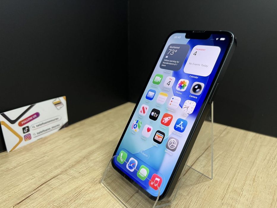 iPhone 13 128Gb Midnight Second-Hand 3 ani garanție, Telefoane Mures