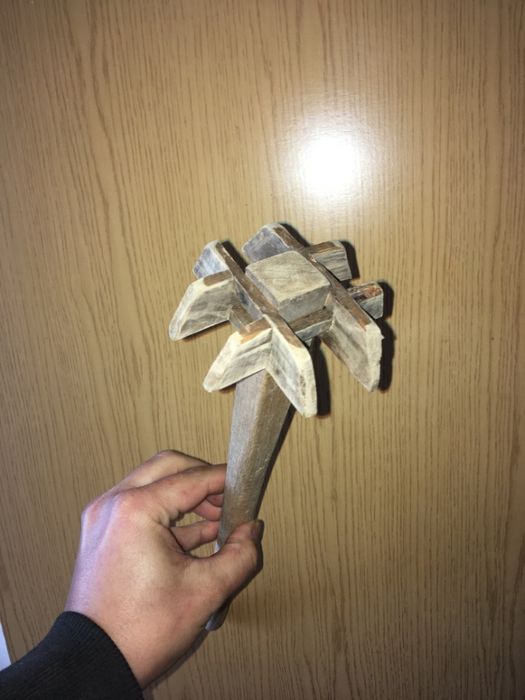 Автентичен комплект , дървена лъжица и джуруляк