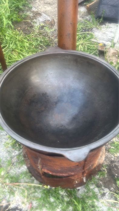 Продам казан с очагом