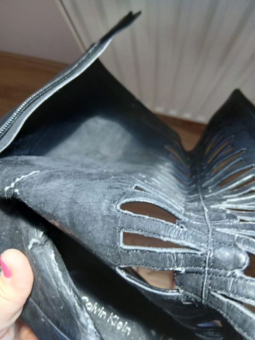 Cizme piele Calvin Klein