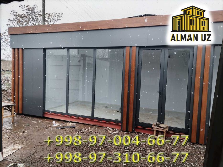 контейнер офис магазин уйлар ва бошка бизнесларингиз учун