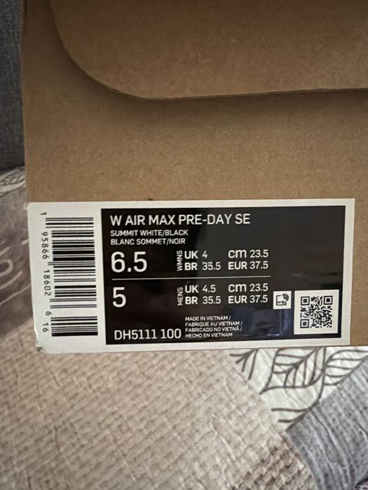 Adidasi dama nike air max 37,5