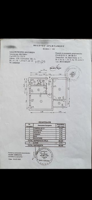 Vand apartament 2 camere. Proprietar.