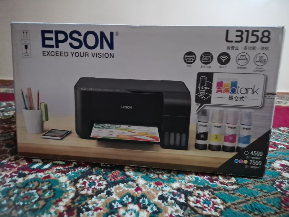 Жизнь в ярких красках! Струйный принтер Epson L3158. Б/у: 200 у.е ...