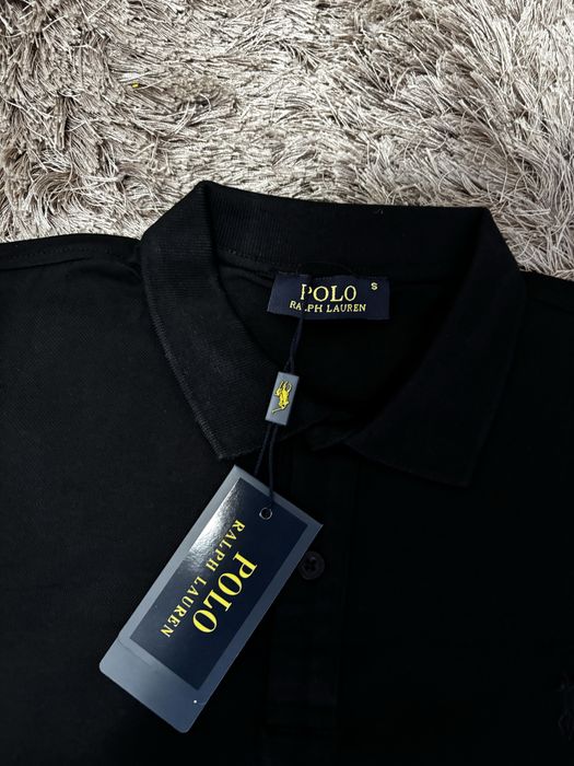 Tricou Polo Bărbați Polo Ralph Lauren - Negru, Mărimea S, Nou cu Etichetă