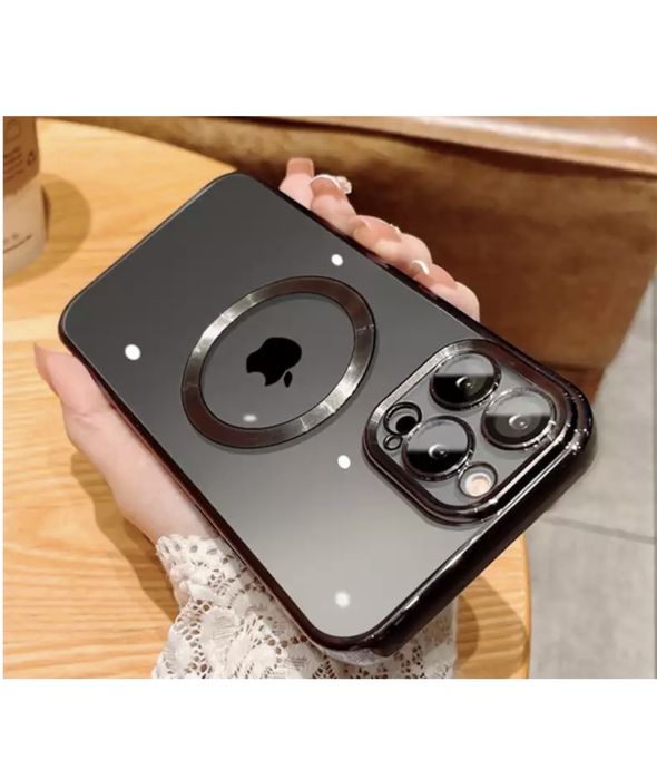 Iphone 13/14/15/16E PRO MAX Husa TPU 0.25mm Luxury Incarcare Magsafe