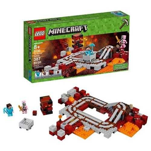 Конструктор Minecraft Подземная железная дорога 399 деталей My World